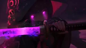 دانلود والپیپر متحرک سایبرپانک – دختر نینجا Ninja Girl