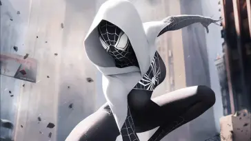 دانلود والپیپر متحرک اسپایدر-گوئن تاریک Dark Spider‑Gwen