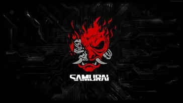 دانلود والپیپر متحرک سامورایی اهریمنی سایبرپانک ۲۰۷۷ Demon Samurai Cyberpunk 2077