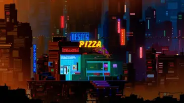 دانلود والپیپر متحرک فانتزی – پیتزای دِزو Deso’s Pizza