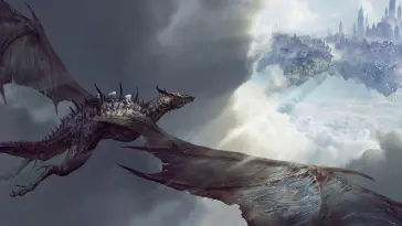 دانلود والپیپر متحرک اژدها در آسمان Dragon in Sky