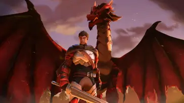 دانلود والپیپر متحرک شوالیه اژدها Fantasy Dragon Knight
