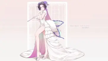 دانلود والپیپر متحرک شینوبو کوچو شیطان‌کش Demon Slayer Shinobu Kocho