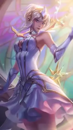 دانلود والپیپر متحرک لوکس المنتالیست ژست باشکوه League of Legends Elementalist Lux