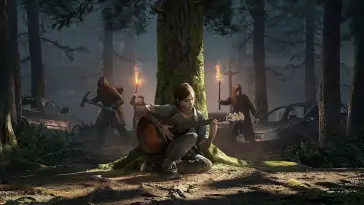 دانلود والپیپر متحرک الی با گیتار آخرین بازمانده از ما The Last of Us Ellie Guitar
