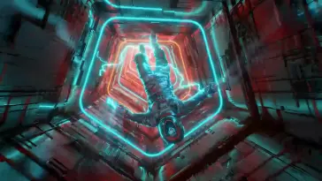 دانلود والپیپر متحرک سقوط درون کرم‌چاله Wormhole Fall