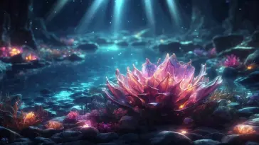 دانلود والپیپر متحرک فانتزی گل Fantasy Flower