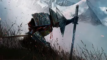 دانلود والپیپر متحرک فانتزی سامورایی زانو‌زده Kneeling Samurai