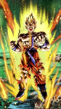 دانلود والپیپر متحرک سوپر سایان عصبانی گوکو Dragon Ball Goku Super Saiyan