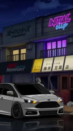دانلود والپیپر متحرک فورد فوکوس‌اس‌تی در شهر Ford Focus ST City