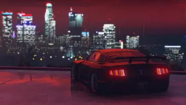 دانلود والپیپر متحرک ند فور اسپید فورد جی‌تی لوس سانتوس Need for Speed Ford GT Los Santos
