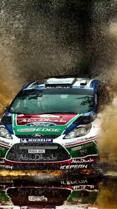 دانلود والپیپر متحرک ماشین رالی فورد Ford Rally Car