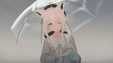 دانلود والپیپر متحرک فوبوکی در باران Fubuki in the Rain از وان پانچ من One Punch Man