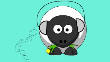دانلود والپیپر متحرک گوسفند بامزه Funny Sheep