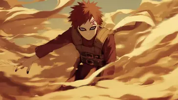 دانلود والپیپر متحرک گارا انیمه ناروتو Gaara Naruto