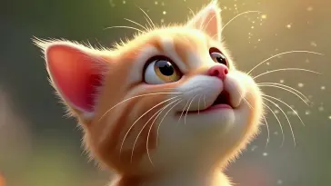 دانلود والپیپر متحرک بچه گربه زنجبیلی Ginger Kitten