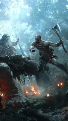 دانلود والپیپر متحرک بازی خدای جنگ God of War
