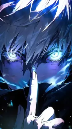 دانلود والپیپر متحرک ساتورو گوجو چشم آبی جوجوتسو کایزن Satoru Gojo Jujutsu Kaisen