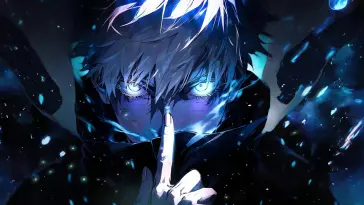 دانلود والپیپر متحرک جوجوتسو کایزن گوجو ساتورو چشم آبی Gojo Satoru Jujutsu Kaisen