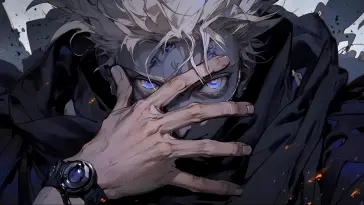 دانلود والپیپر متحرک ساتورو گوجو Gojo Eyes of Infinity از جوجوتسو کایزن Jujutsu Kaisen