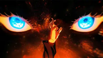 دانلود والپیپر متحرک انیمه گوجو دست‌نشان Jujutsu Kaisen Gojo Hand Sign