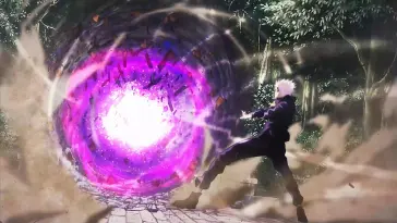 دانلود والپیپر متحرک گوجو تکنیک هولو جوجوتسو کایزن Gojo Hollow Technique Jujutsu Kaisen