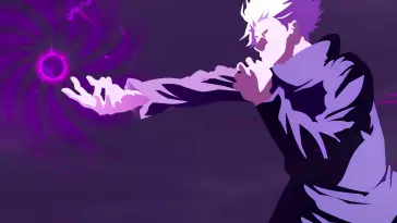 دانلود والپیپر متحرک مینیمال ساتورو گوجو از Jujutsu Kaisen