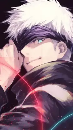 دانلود والپیپر متحرک گوجو ساتورو با چشم‌بند Jujutsu Kaisen Gojo Satoru Blindfold
