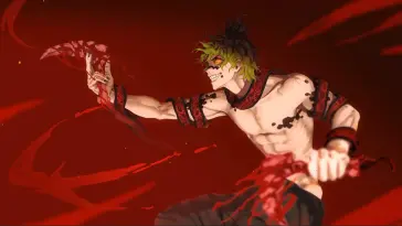 دانلود والپیپر متحرک گیوتارو Gyutaro از شیطان‌کش Demon Slayer