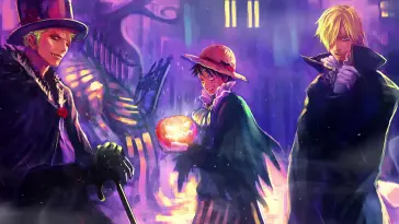 دانلود والپیپر متحرک هالووین در وان‌پیس One Piece Halloween
