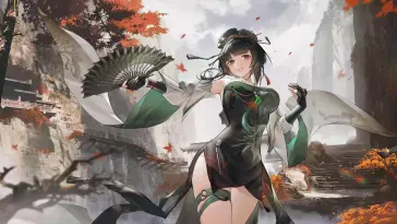 دانلود والپیپر متحرک هانیینگ پانیشینگ گری ریون Punishing Gray Raven Hanying
