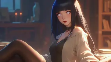 دانلود والپیپر متحرک هیونا هویوگا Hinata Hyuga – نور درونی از ناروتو Naruto