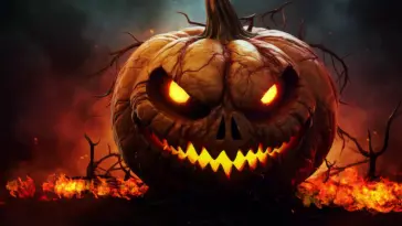 دانلود والپیپر متحرک ترسناک کدو حلوایی Halloween Pumpkin