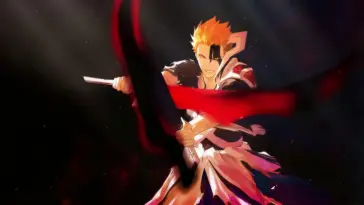 دانلود والپیپر متحرک ایچیگو کوروساکی Ichigo Kurosaki – فرم بانکای با دو شمشیر بلید Bleach