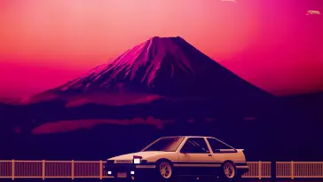 دانلود والپیپر متحرک اینیشیال دی Initial D