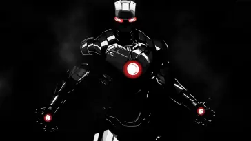 دانلود والپیپر متحرک مرد آهنی لباس مشکی Iron Man Black Suit
