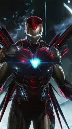 دانلود والپیپر متحرک قلب یک قهرمان مرد آهنی Iron Man Heart of a Hero