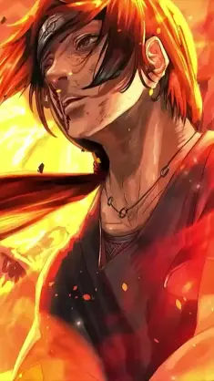 دانلود والپیپر متحرک ناروتو ایتاچی اوچیها در آتش Naruto Itachi Uchiha in Fire