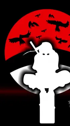دانلود والپیپر متحرک ایتاچی اوچیها Itachi Uchiha در حال ژست ناروتو Naruto