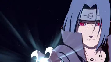 دانلود والپیپر متحرک ایتاچی اوچیها Itachi Uchiha با موهای خاکستری و شارینگان از ناروتو Naruto