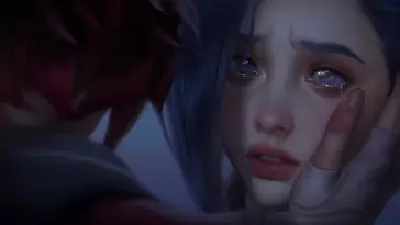 دانلود والپیپر متحرک جینکس لیگ آف لجندز Jinx League of Legends Lost in Sorrow