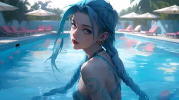 دانلود والپیپر متحرک جینکس در تعطیلات لیگ Jinx Vacation League