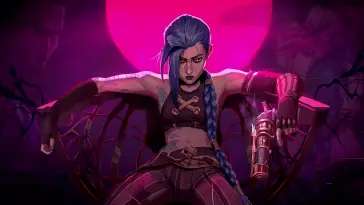 دانلود والپیپر متحرک بازی جینکس وایلدرکارد آو زائون League of Legends