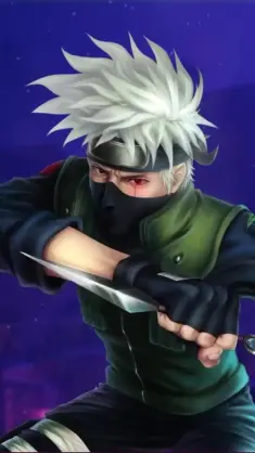 دانلود والپیپر متحرک کاکاشی هاتاکه ناروتو Kakashi Hatake Naruto