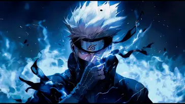 دانلود والپیپر متحرک کاکاشی هاتاکه ناروتو Naruto Kakashi Hatake