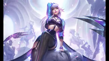 دانلود والپیپر متحرک ایولین KDA All Out لیگ Evelynn KDA All Out LOL