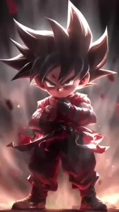 دانلود والپیپر متحرک کید گوکو Kid Goku از Dragon Ball