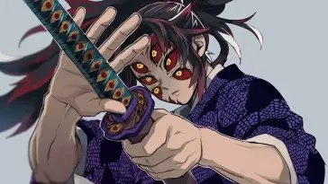 دانلود والپیپر متحرک کوکوشیبو Kokushibo با چشمان شش‌گانه از Demon Slayer