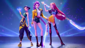 دانلود والپیپر متحرک گروه شکارچیان اهریمن K-Pop Demon Hunters Squad