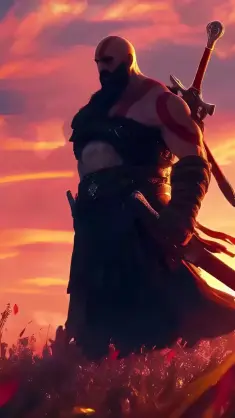 دانلود والپیپر متحرک کرتوس افسانه‌ای God of War